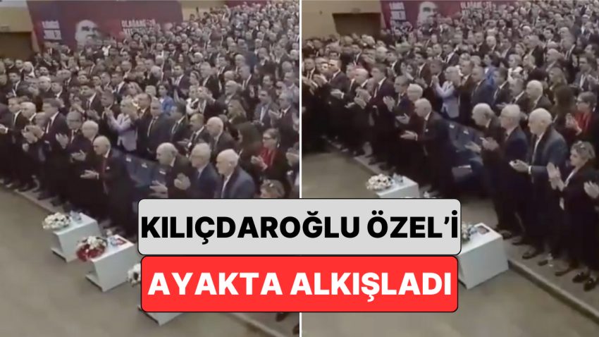 Tek Genel Lider Adayı Oldu: Kemal Kılıçdaroğlu, Özgür Özel’i Ayakta Alkışladı