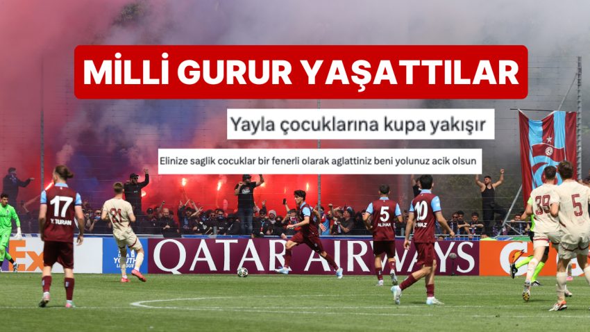 Trabzonspor U19’un Final Başarısı Tüm Ülkeyi Toplumsal Medyada Birleştirdi