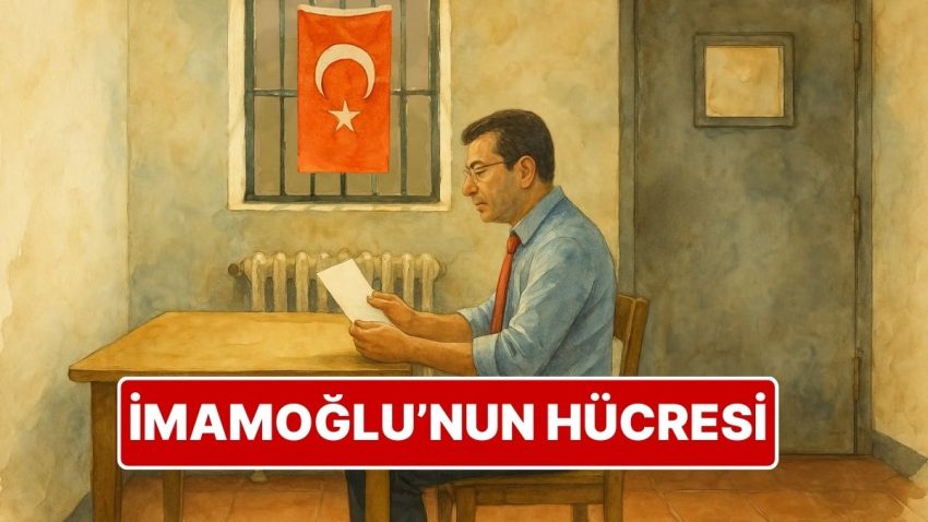 Türk Bayrağı İletisi: Ekrem İmamoğlu Silivri Cezaevi’ndeki Hücresini Paylaştı