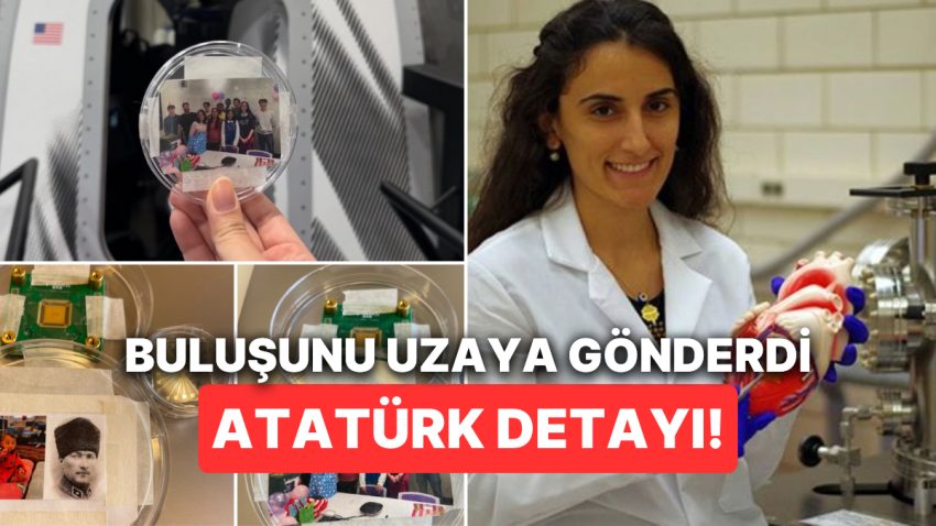 Türk Bilim İnsanı Canan Dağdeviren Buluşunu Atatürk Fotoğrafıyla Birlikte Uzaya Gönderdi!