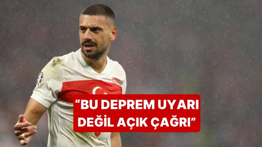 Ulusal Futbolcu Merih Demiral, Zelzele Sonrası Tüm Ülkeye Davet Yaptı