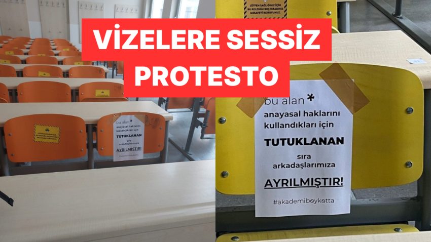 Yıldız Teknik Üniversitesi Öğrencileri Tutuklanan Arkadaşları İçin Vizeleri Boykot Etti