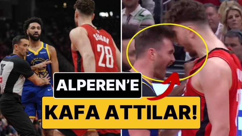 Alperen Şengün’e Baş Attılar! NBA’de Houston Rockets – Golden State Warriors Maçında Ortalık Karıştı