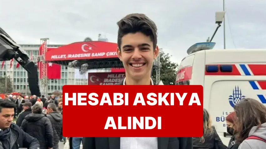 CHP Parti Meclis Üyesi Berkay Gezgin’in Hesabı Askıya Alındı
