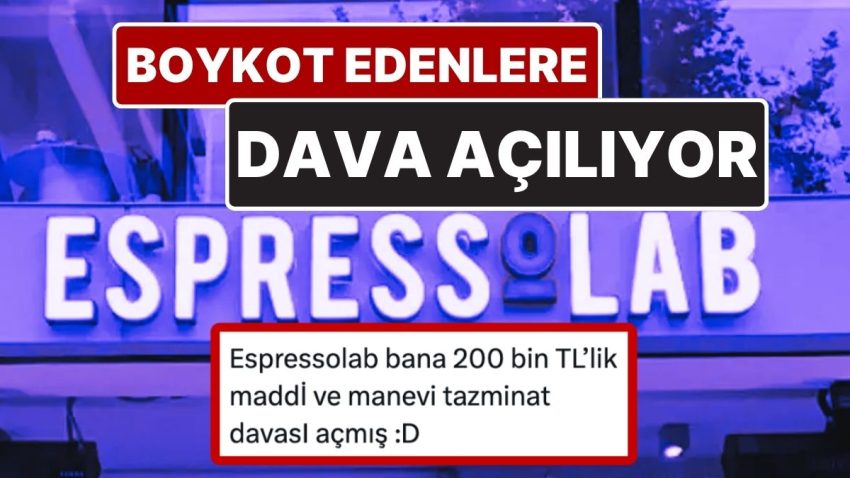 CHP’nin Boykot Ettiği Markalardan Espressolab, Boykot Daveti Yaptığını Sav Ettiği Bireylere Dava Açıyor