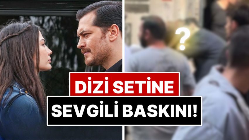 Demet Özdemir’le Eşref Düş’te Mükemmeller Yaratan Çağatay Ulusoy’a Sette Sevgili Baskını!
