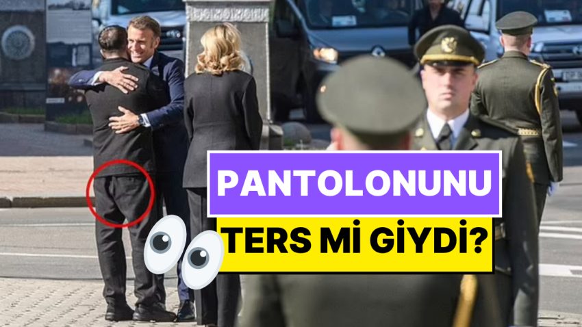 Dünyada Viral Olan Fotoğraf! Zelenskiy Pantolonunu Karşıt mi Giydi?