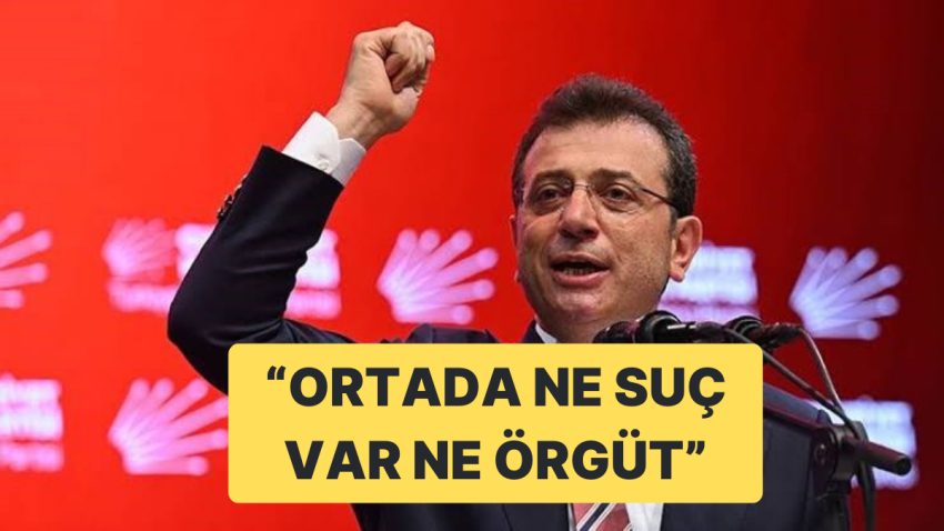 Ekrem İmamoğlu, Cumhurbaşkanı Erdoğan’ın “Suç Örgütü” Konuşmasına Yanıt Verdi