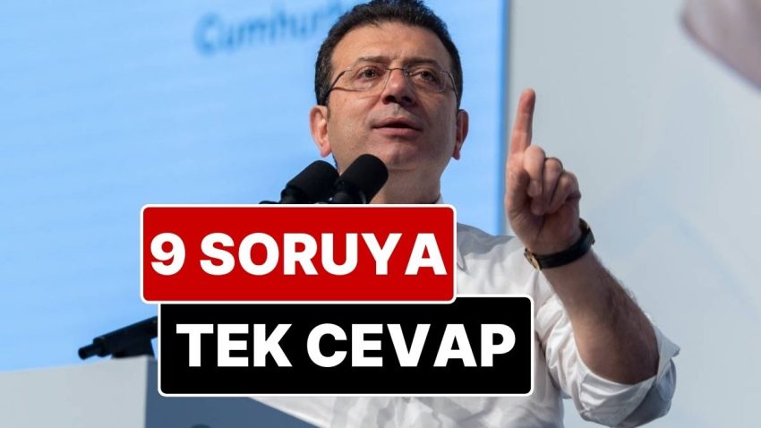 Ekrem İmamoğlu ‘Şüpheli’ Sıfatıyla Tabir Verdi: 9 Soru Soruldu, İmamoğlu Tek Yanıt Verdi