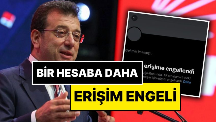 Ekrem İmamoğlu’nun Memleketler arası X Hesabına Erişim Mahzuru İstendi