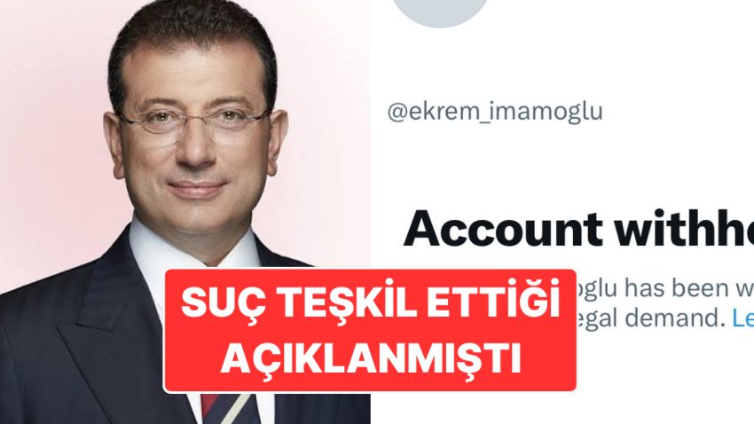 Ekrem İmamoğlu’nun Twitter Hesabı Neden Kapandı? DMM’nin Kapanmaya Münasebet Gösterdiği Paylaşım
