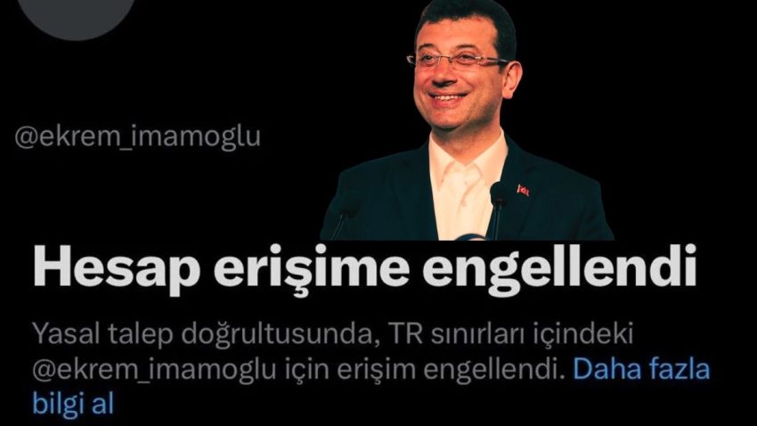 Ekrem İmamoğlu’nun X Hesabına Erişim Mahzuru Getirildi