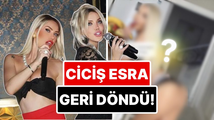 Evvel Heveslendi Sonra Geri Sildi: Cezaevinden Çıkan Ciciş Kardeşlerin Esra Ersoy’undan Birinci Paylaşım!