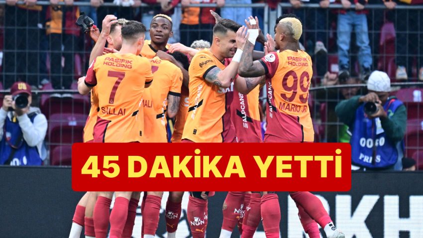 Galatasaray, Sivasspor’u 45 Dakikada 4-1 Yendi