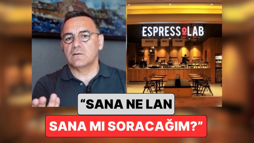 Gazeteci Deniz Zeyrek’ten Espressolab’e: ”Sana Ne Lan? Keyfimin Kahyası mısın?”