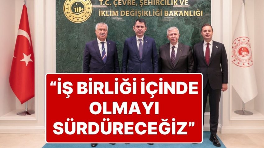 İş Birliği Bildirisi: Etraf, Şehircilik ve İklim Değişikliği Bakanı Murat Kurum, Belediye Liderlerini Konuk Etti