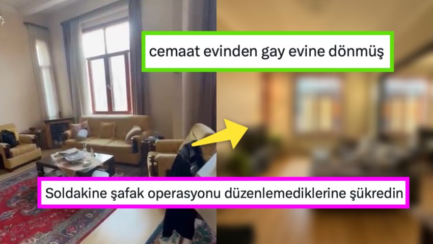 Konutunun Eski Salonunu Dekore Ederek Apayrı Bir Yere Çeviren Bireye Gelen Yorumlara Çok Güleceksiniz!