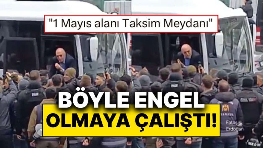 Mahmut Tanal, Mecidiyeköy’de 1 Mayıs Yürüyüşlerinde Gözaltı Yapan Polislere Mani Olmak İçin Araca Çıktı