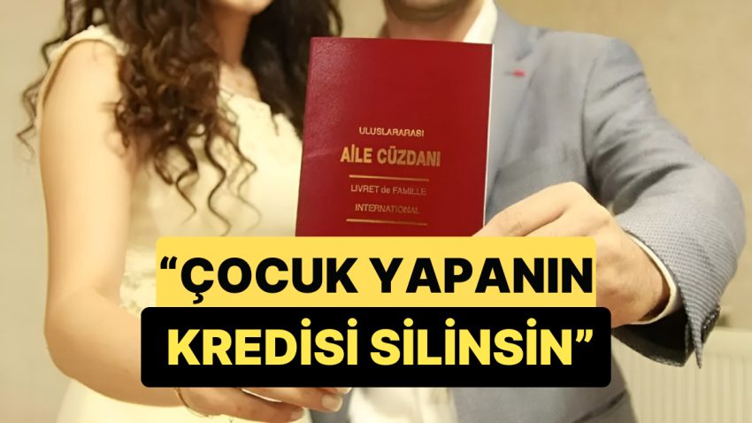 Memurluk Müjdesinden Sonra Artık de Çocuk Yapanın Kredisi Silinsin Teklifi