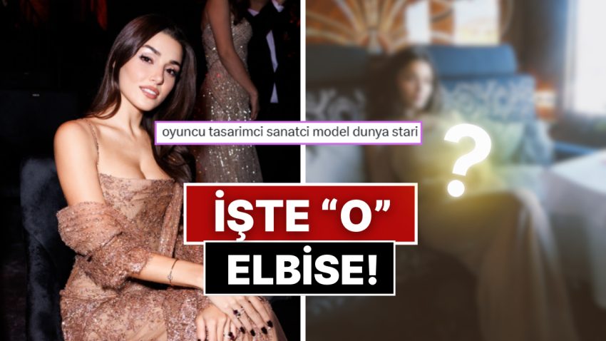 Merakımız Artık Son Bulabilir: Hande Erçel’in Kendi Tasarladığı Elbiseyi Sonunda Onun Üzerinde Görebildik!