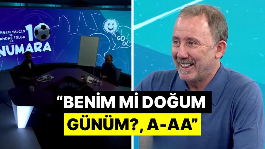 Sergen Yalçın, Canlı Yayındaki Sürprizin Kendisine Yapıldığını Sandı