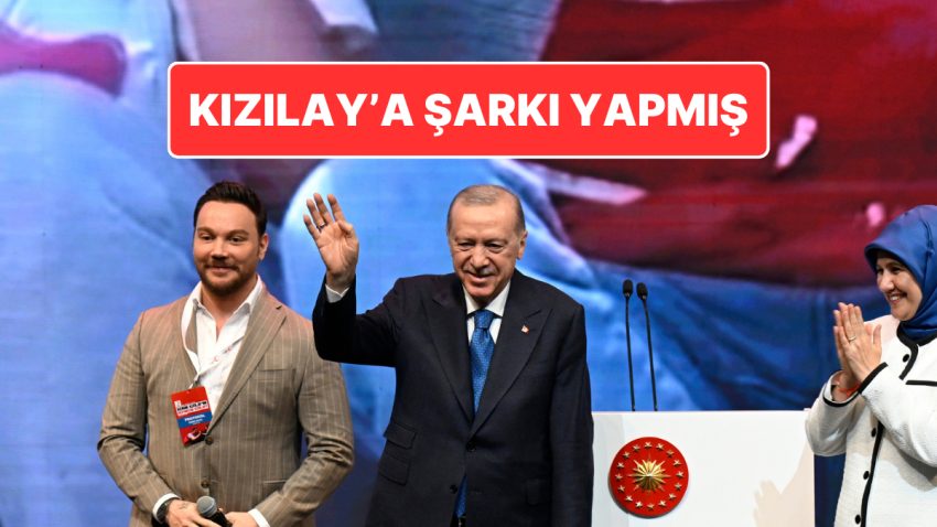 Sinan Akçıl’dan Kızılay’a Özel Müzik: Cumhurbaşkanı Erdoğan’ın Elini Öperek Söyledi