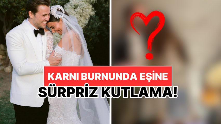 Teşkilat’ın Altay’ı Tolga Sarıtaş’tan Karnı Burnunda Eşi Zeynep Mayruk’a Doğum Günü Sürprizi!