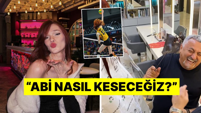 Vakıfbank’ın Yıldzı Marina Markova’nın Uzunluğu Ünlü Kuaför Sabit Akkaya’yı Zora Soktu