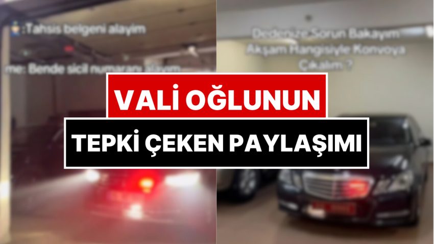 Vali Oğlunun TikTok Paylaşımları Reaksiyon Çekti: Yansıların Akabinde Hesabını Kapattı!