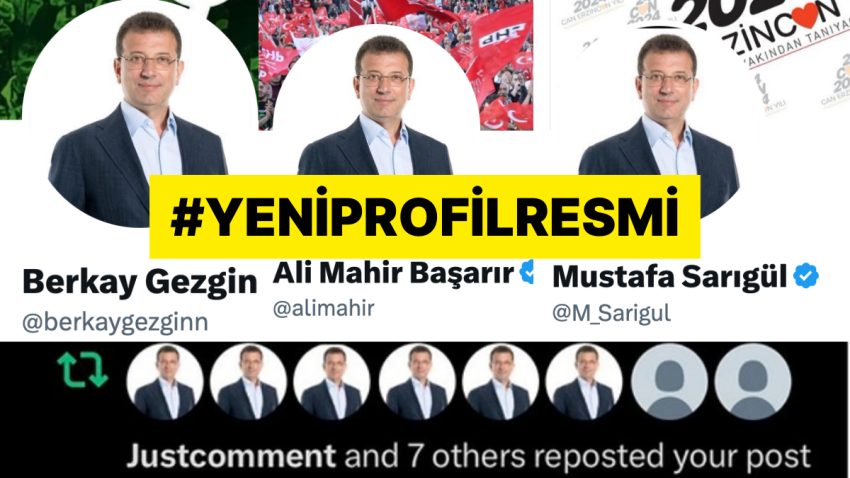 X Kullanıcıları Ekrem İmamoğlu’na Takviye Maksadıyla Profil Fotoğraflarını Değiştirmeye Başladı