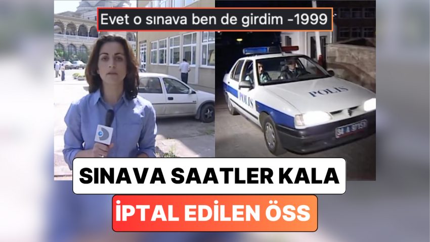 1999’da Sorular Çalındığı İçin İptal Olan ÖSS Haberi ile O Günlere Gidiyoruz
