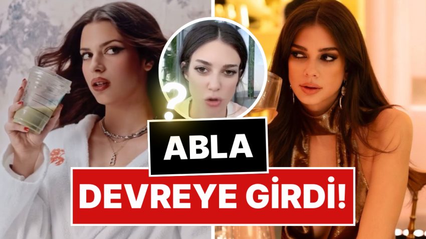 Abla Devreye Girdi: Deren Talu, Kendisi ve Kardeşine “Beyinsiz” Yazanlara Diş Göstererek Ders Verdi!