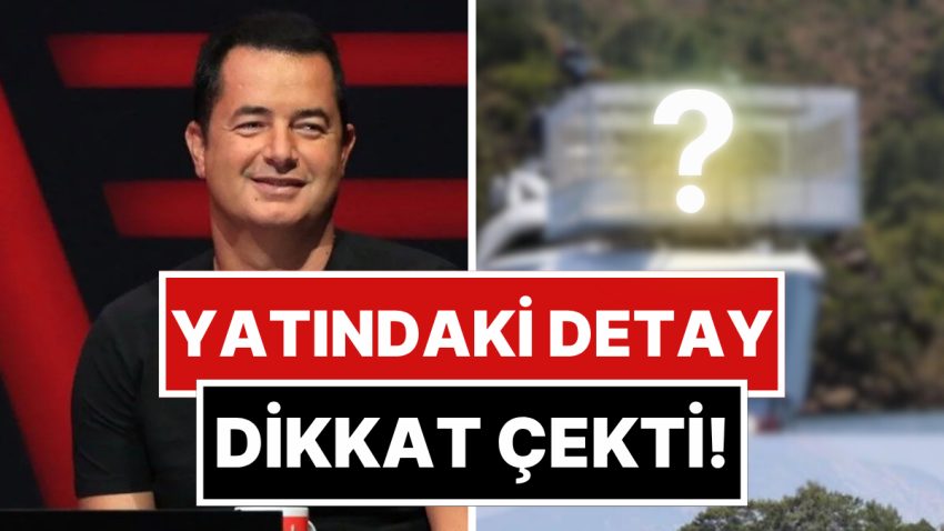 Acun Ilıcalı’nın 20 Milyon Euro’luk Yatı Göcek’te Görüntülendi: Yatına Eklettiği Yeni Ayrıntı Dikkat Çekti!