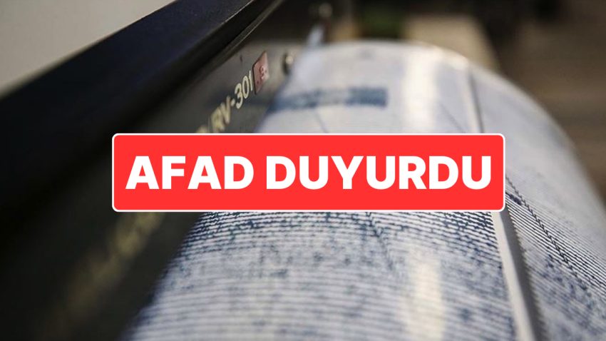 AFAD Duyurdu: Çanakkale Açıklarında 4.4 Büyüklüğünde Sarsıntı Meydana Geldi