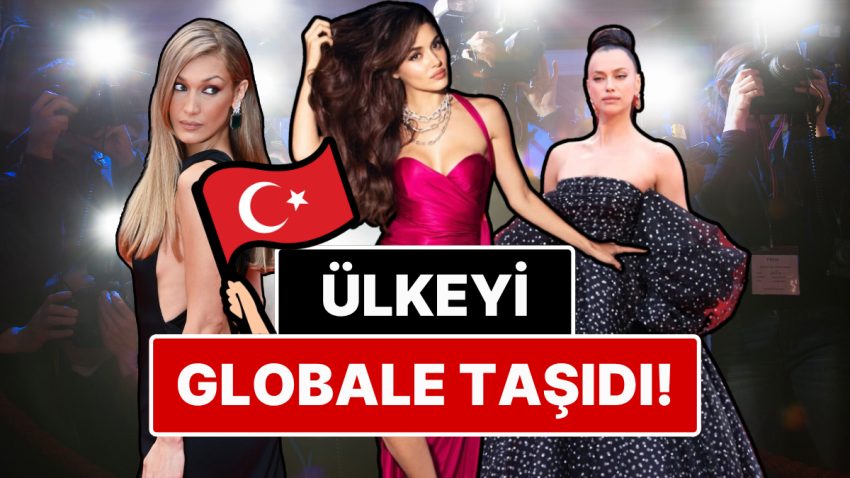 As Bayrakları: Cannes’a Damga Vuran Hande Erçel Bella Hadid’i Solladı, Markaya Milyon Dolarlar Kazandırdı!