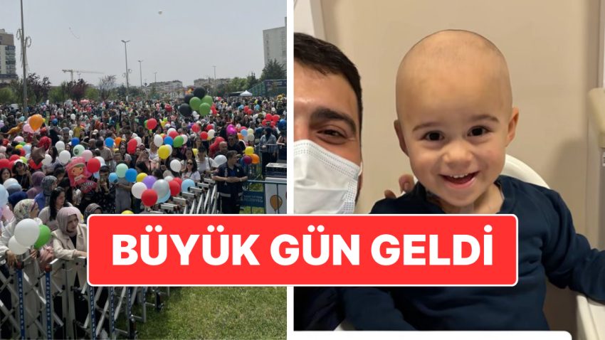 Balonlar Hazır: Kanseri Yenen Minik Ali Asaf İçin Binlerce Kişi Toplandı