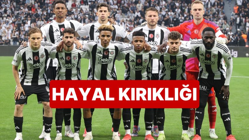 Beşiktaş Dönemin Son İç Saha Maçında Fırsat Tepti