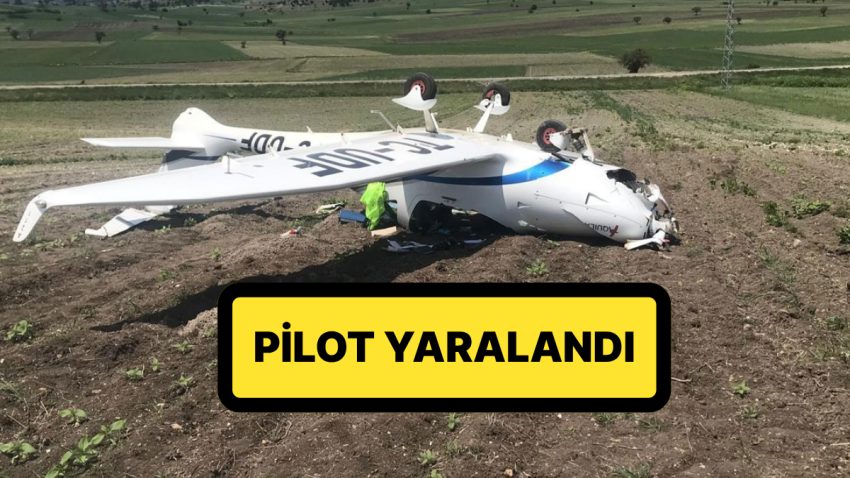 Bilecik’te Eğitim Uçağı Aksi Döndü: Yaralanan Pilot Hastaneye Kaldırıldı