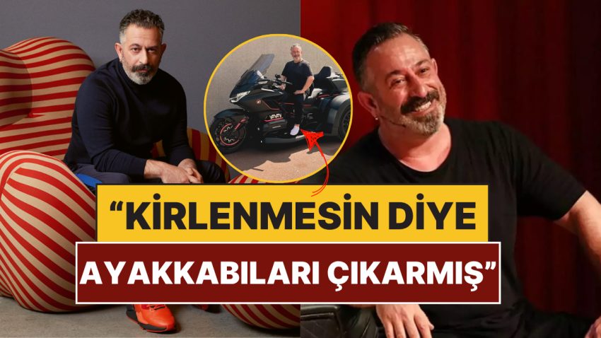 Cem Yılmaz, 2 Milyon Pahasındaki Motosikletinde Beyaz Çoraplarıyla Verdiği Pozla Yeniden Züğürt Çenemizi Yordu!