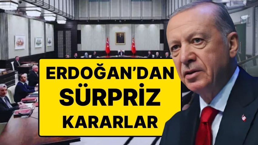 Cumhurbaşkanı Erdoğan’dan Kabine’de Değişim Kararı: Birinci İsimler Belirli Oldu