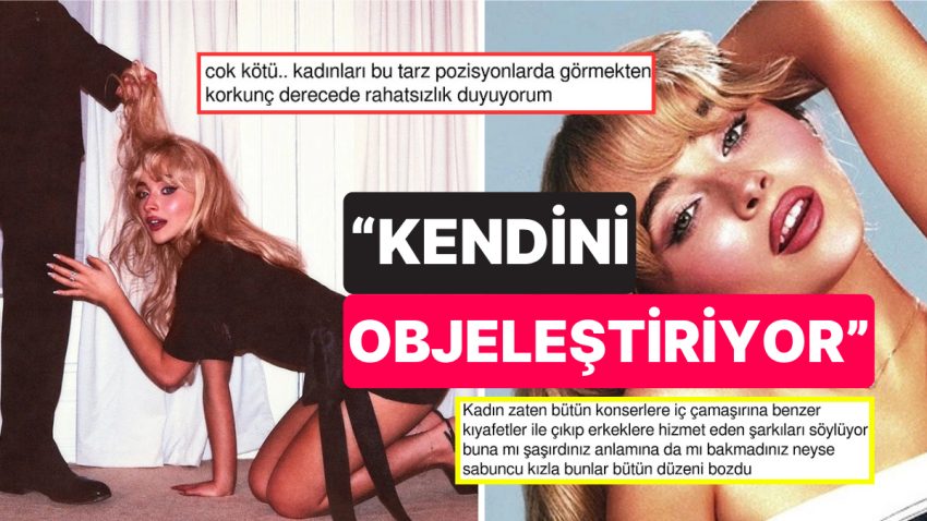 “Erkekleri Tatmin Ediyor”: Sabrina Carpenter’ın Yeni Albüm Kapağı Tenkit Oklarının Maksadı Oldu