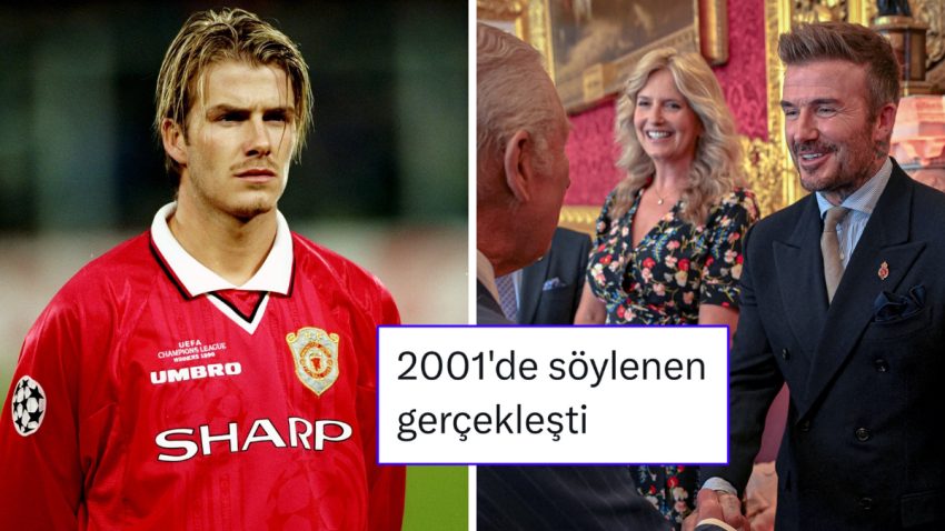 Eski Futbolcu David Beckham Artık “Şövalye”