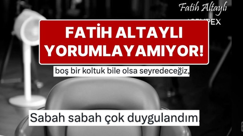Fatih Altaylı Yorumlayamıyor! Tutuklanan Fatih Altaylı’nın YouTube’daki Koltuğu Boş Kaldı