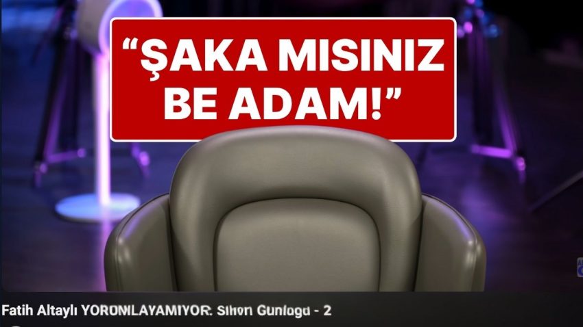 Fatih Altaylı’nın Boş Koltuklu Yeni Görüntüsü ve Mektubu: “Şaka mısınız Be Adam!”