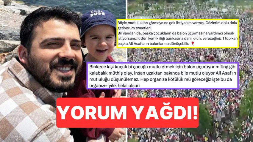 “Fazla Etrafımız Yok” Demişti: Ali Asaf’la Balon Uçurmak İçin Toplanan Onlarca Kişi İçimizi Isıttı