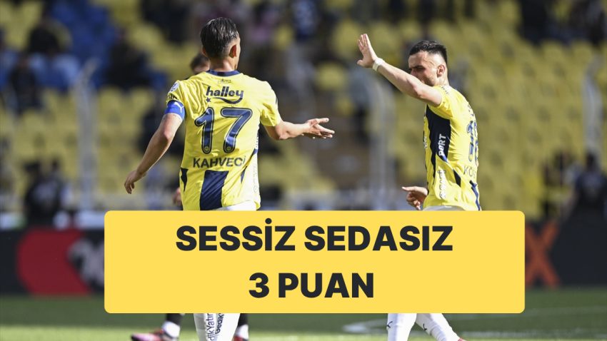 Fenerbahçe, Taraftarın İlgi Göstermediği Maçta Konyaspor’u 2-1 Yendi