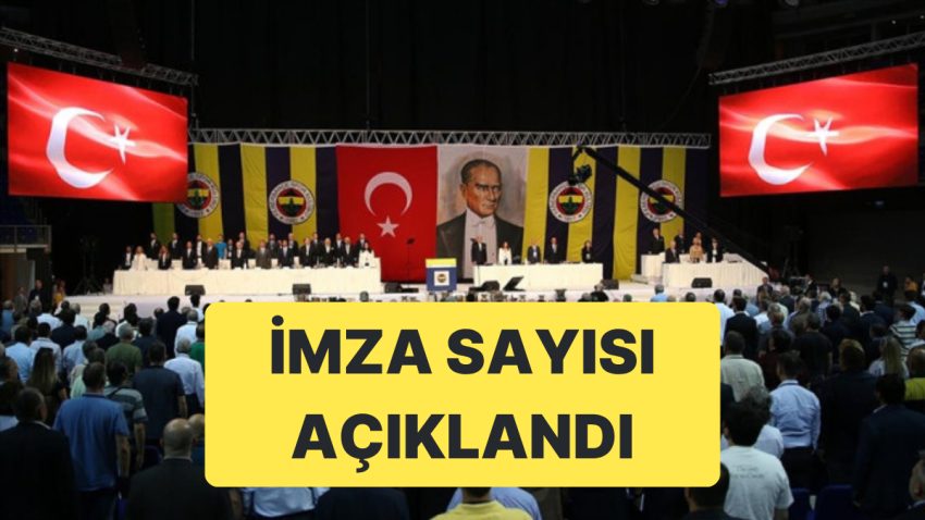 Fenerbahçe’den Toplanan İmza Sayısı ile İlgili Resmi Açıklama Geldi