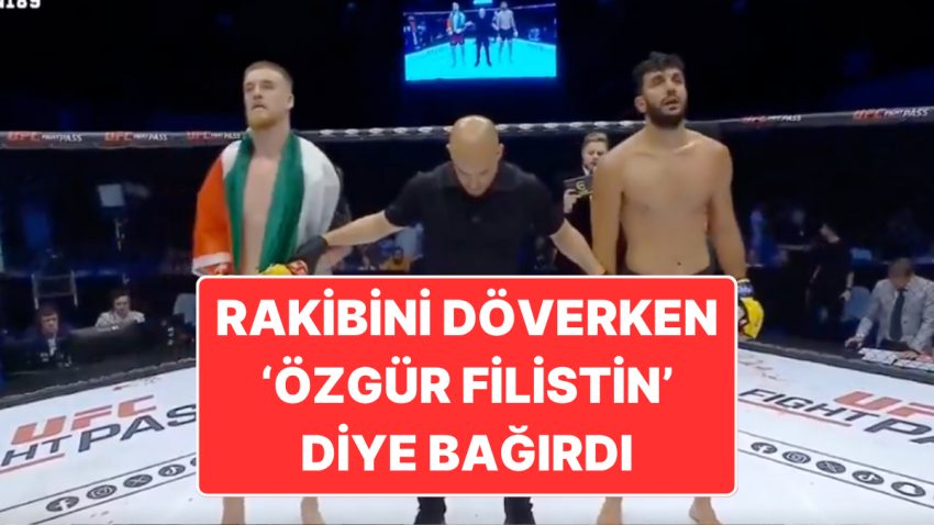 Filistin Bayrağı ile Kutladı: İrlandalı Dövüşçü, İsrailli Rakibini Döverken “Özgür Filistin” Diye Bağırdı