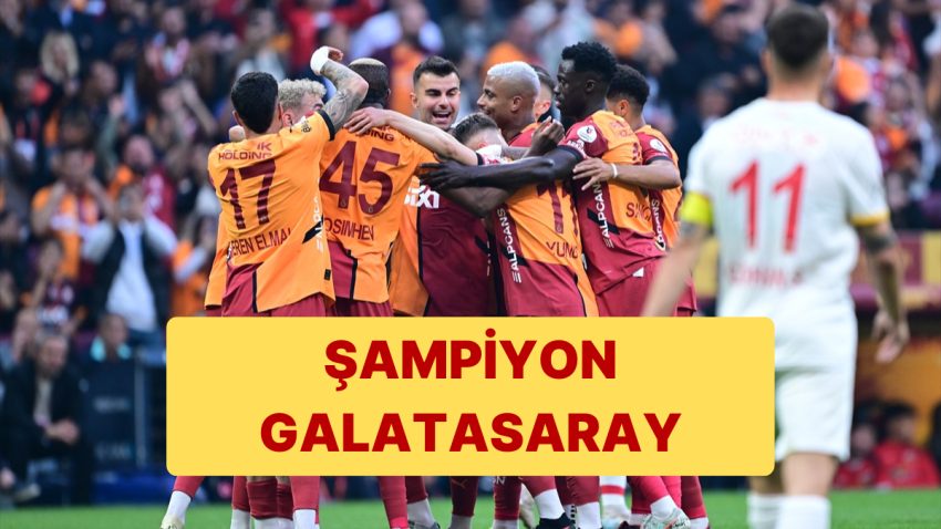 Galatasaray Dönemi Şampiyon Tamamlayarak 5. Yıldızı Taktı