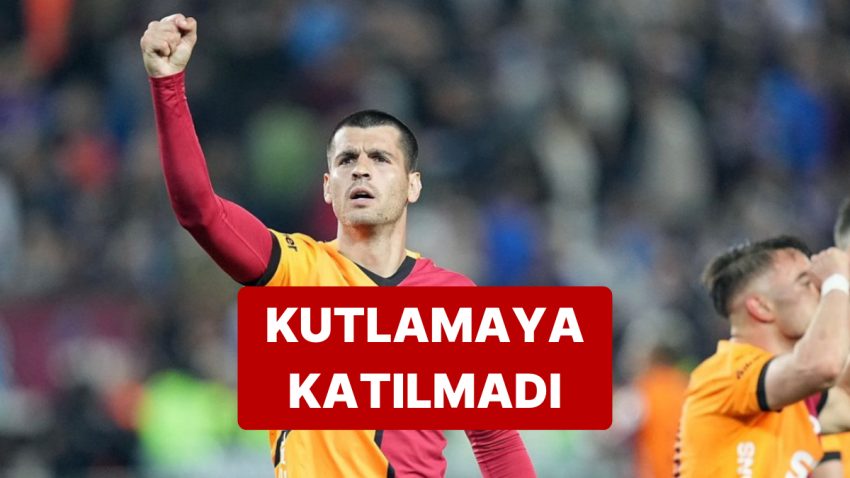 Galatasaray’da Alvaro Morata, Yenikapı’daki Şampiyonluk Kutlamasına Katılmadı